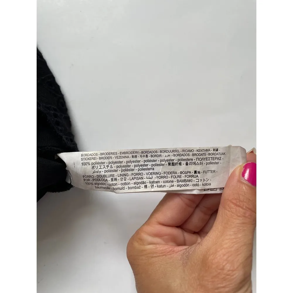 ZARA Strappy Short Romper Jumper One Piece Black Size XS NEW - Image 10