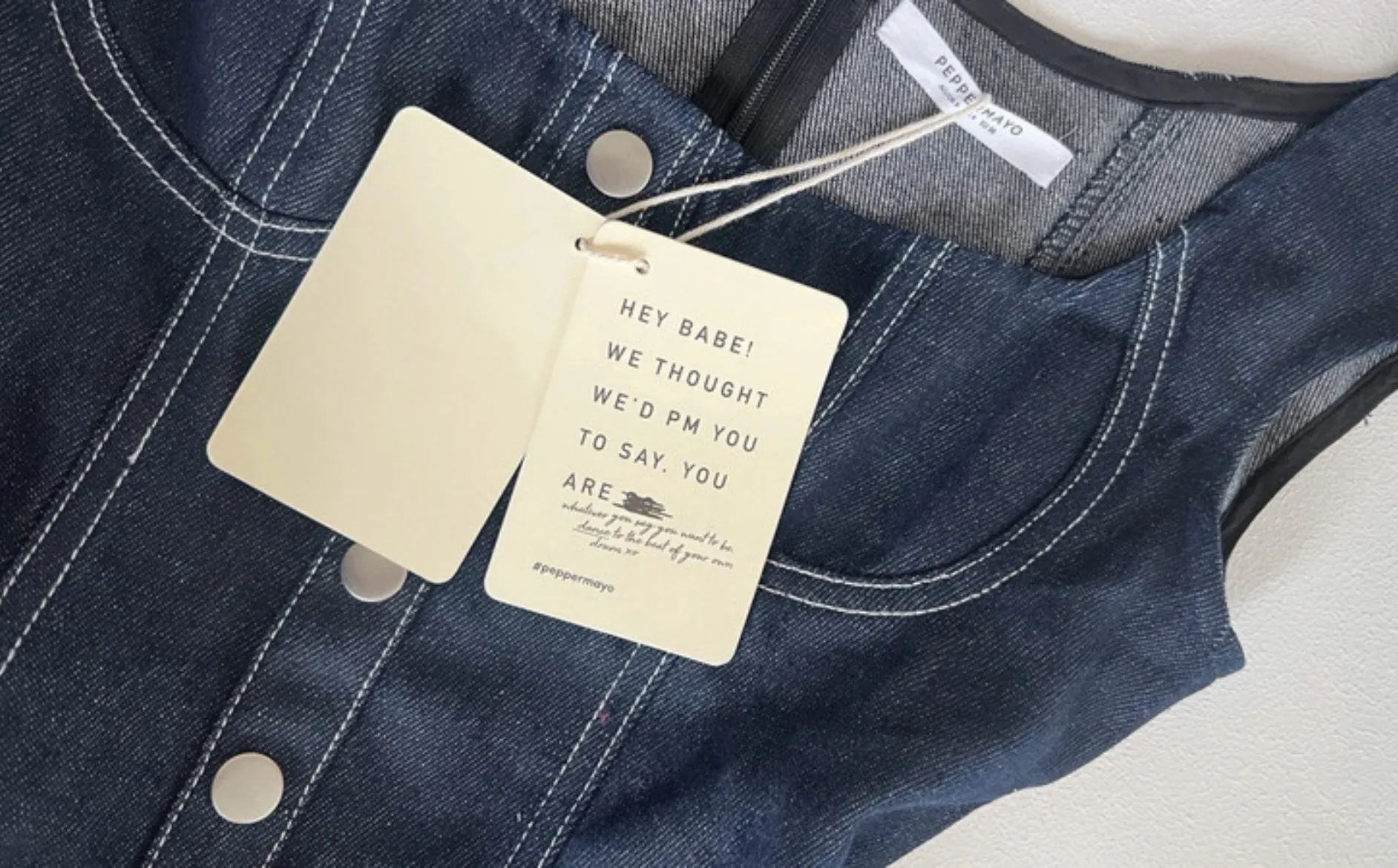 Peppermayo  Denim Dress - Image 11