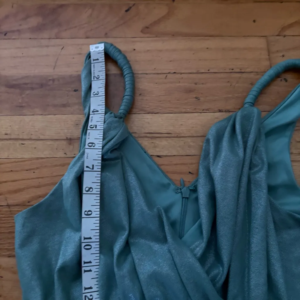 Jewel Badgley Mischka Green Maxi Dress Size 2 - Image 5