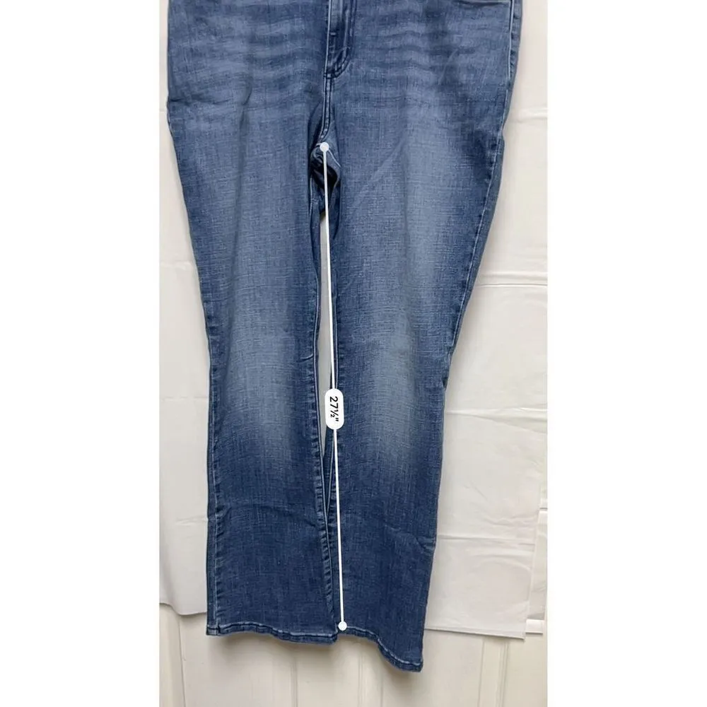 DCY) Lee Jeans waist‎ 30" Women's size 15 Jeans Curvy Bootcut Stretch - Image 8
