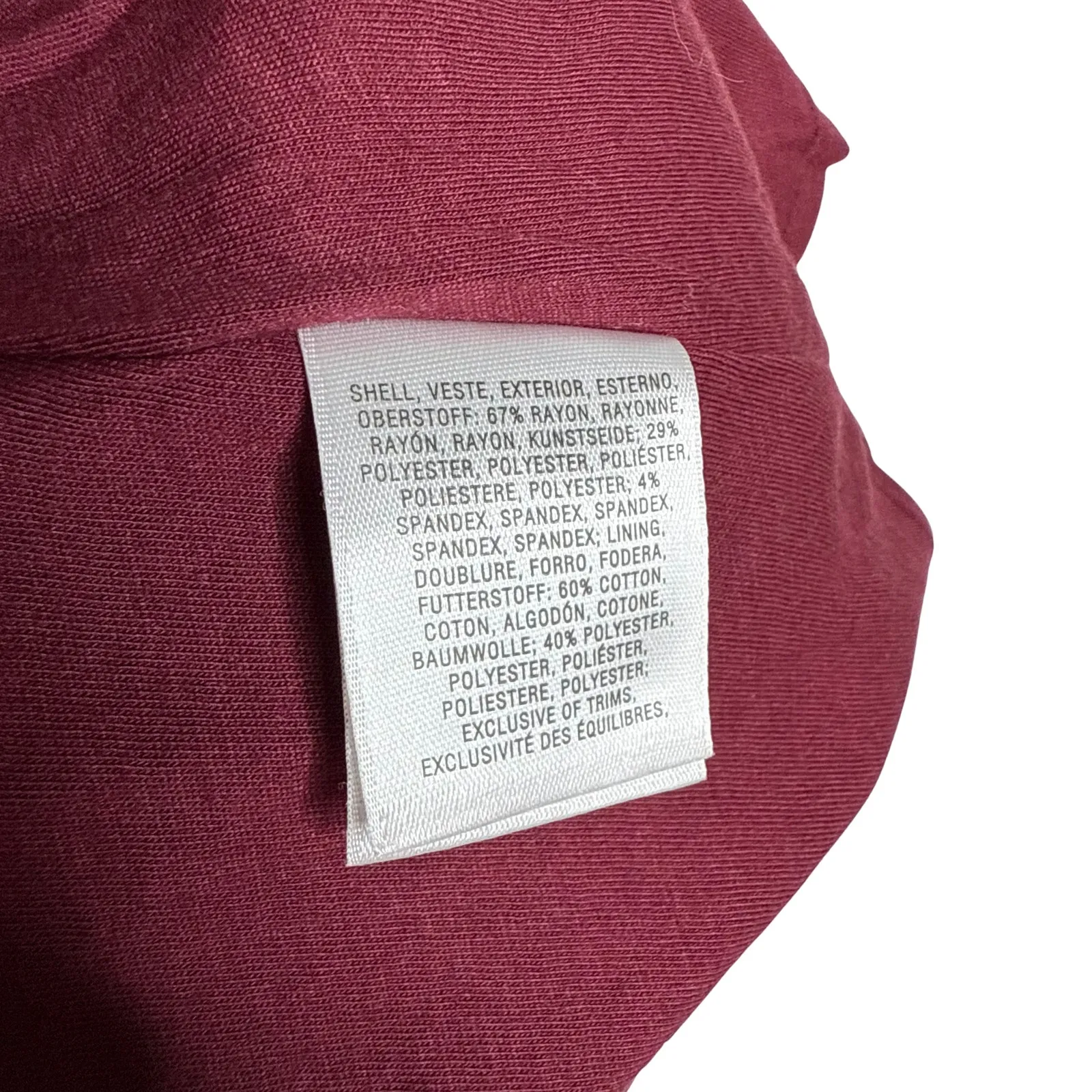 Anthropologie Maeve Fit & Flare Dora Dress Mini Small Red Geometric Short Sleeve - Image 8