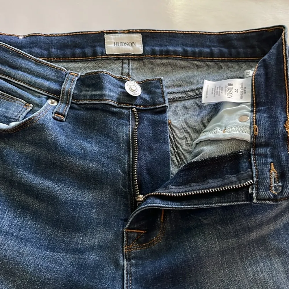 Hudson Jeans High Rise Blair Ankle Super Skinny Size 27 - Image 16