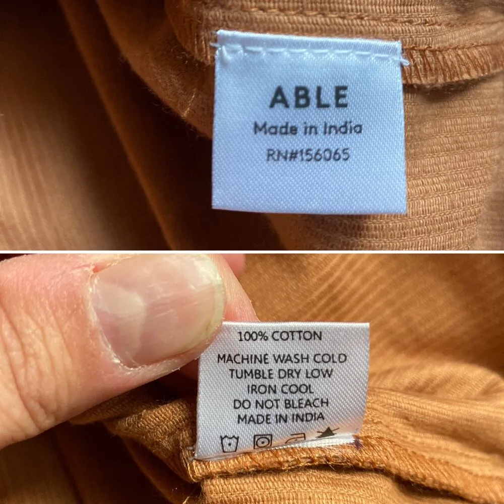 ABLE Joan Chore Shacket | Burnt Sienna | XXL | NWT Orange - Image 13