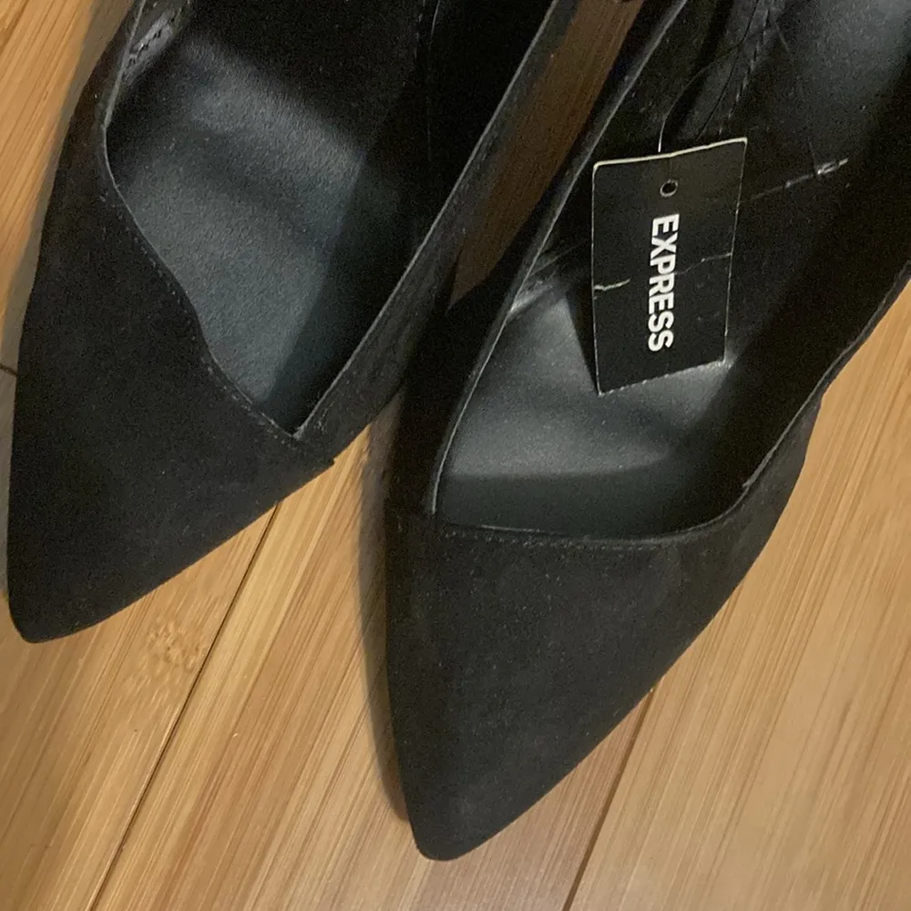 Express Black Faux Suede Pointed Toe Stiletto NWT - Image 5