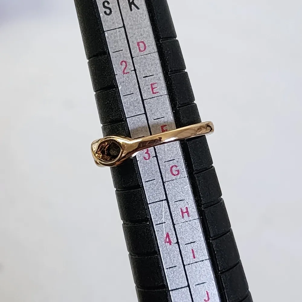 Gold Pinkie Finger Infinity Ring Size 3 New - Image 4