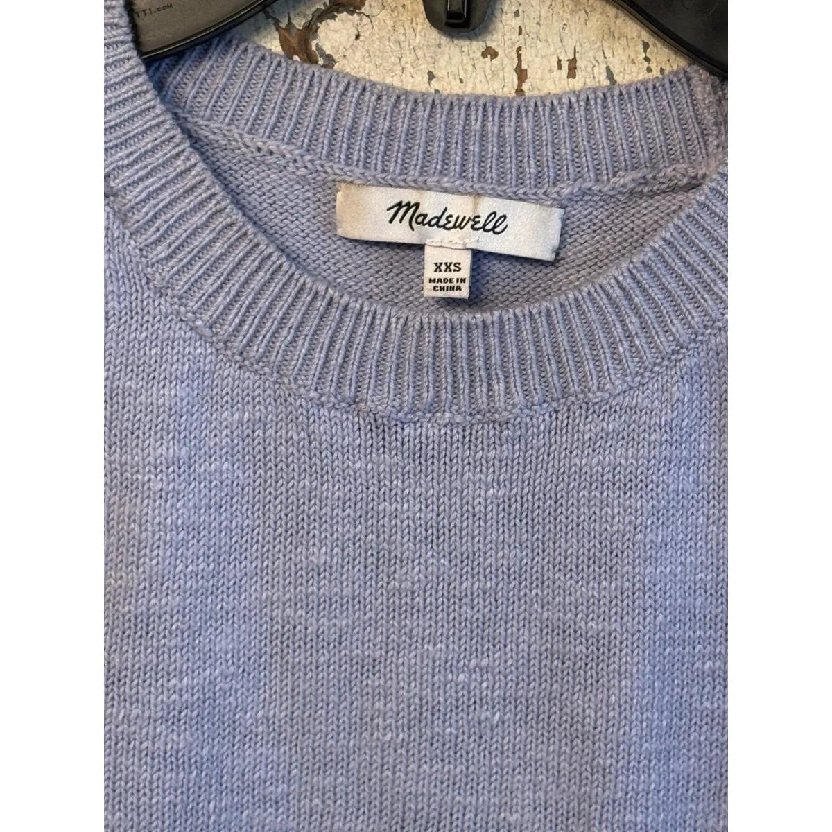 Madewell Crotchet Trim Cropped Sweater Tank size XXS - Image 2