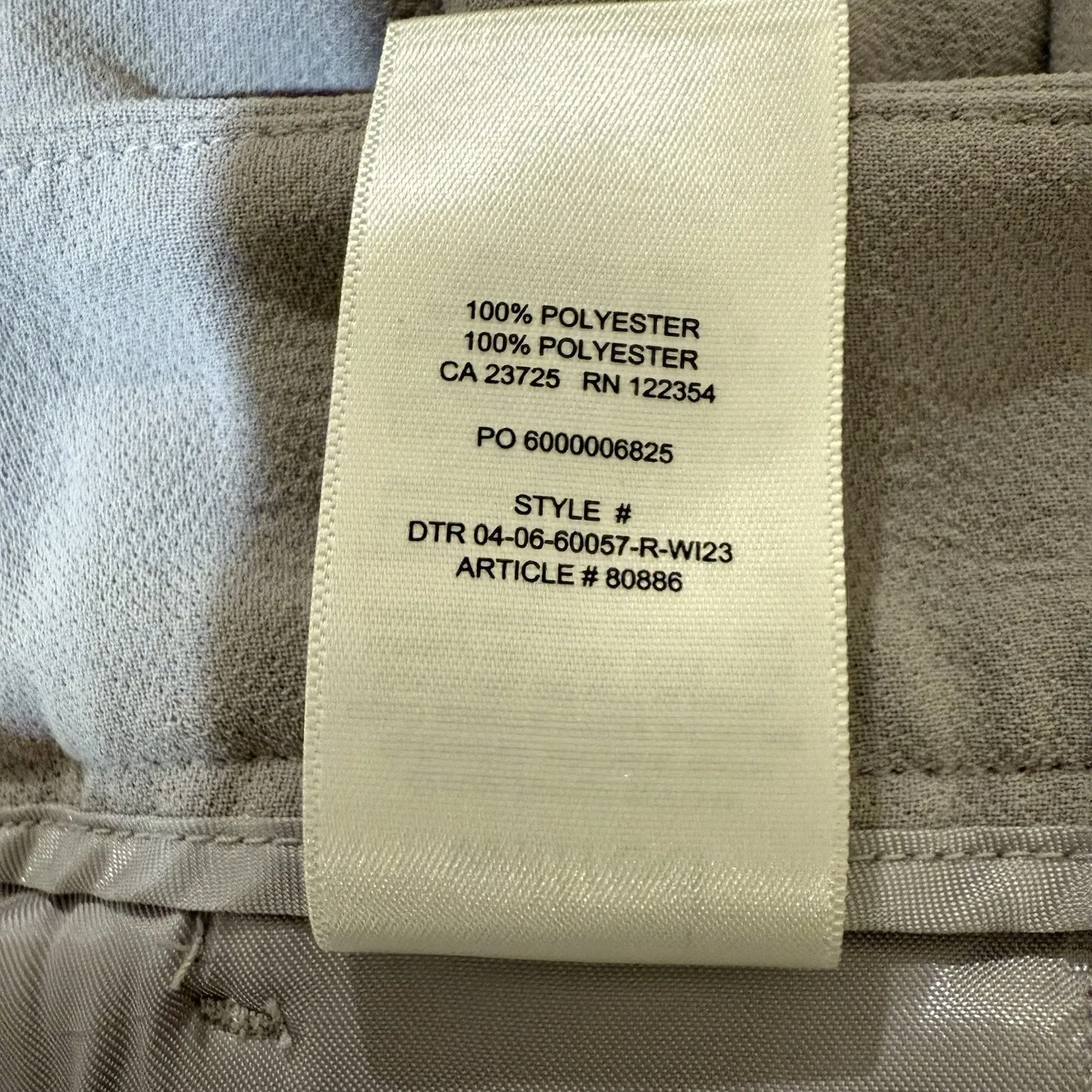 Aritzia Wilfred Alanya Wide Leg High Rise Pant Womens 12 Gray Office - Image 6