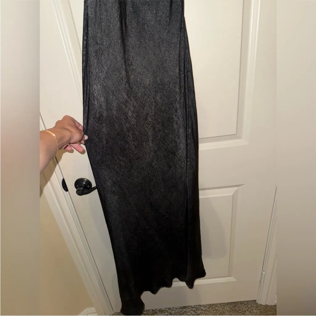 Free People Ella Dress size 2 dark Gray silver‎ Halter Dress - Image 8
