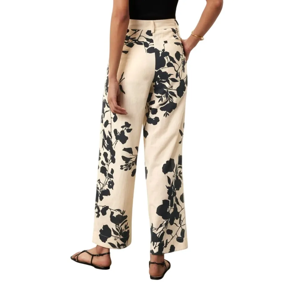 Carolina K Zai Trousers in Cream, Size S - Image 3