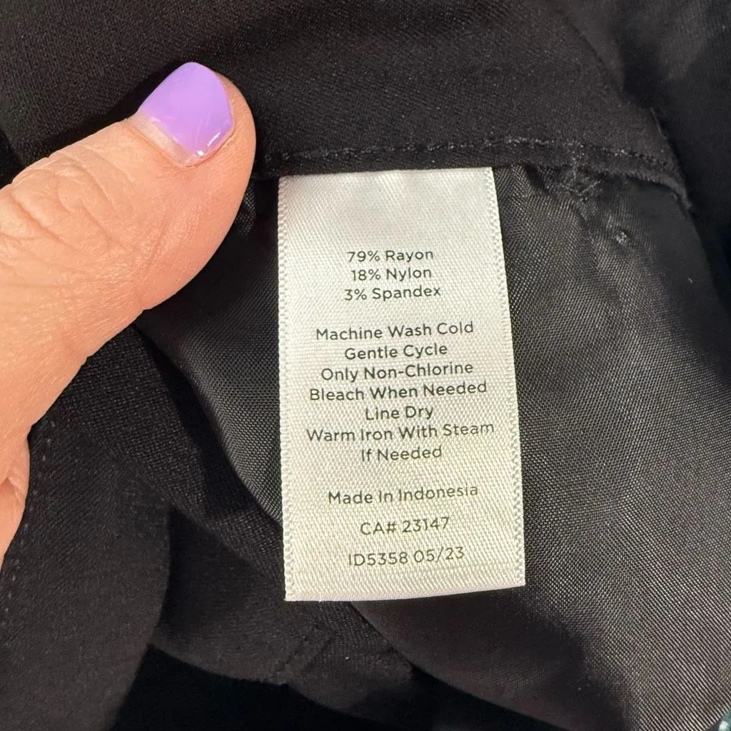 Talbots Women’s 14 Black Dress Pants Career Work Wear Office Core New - Image 7