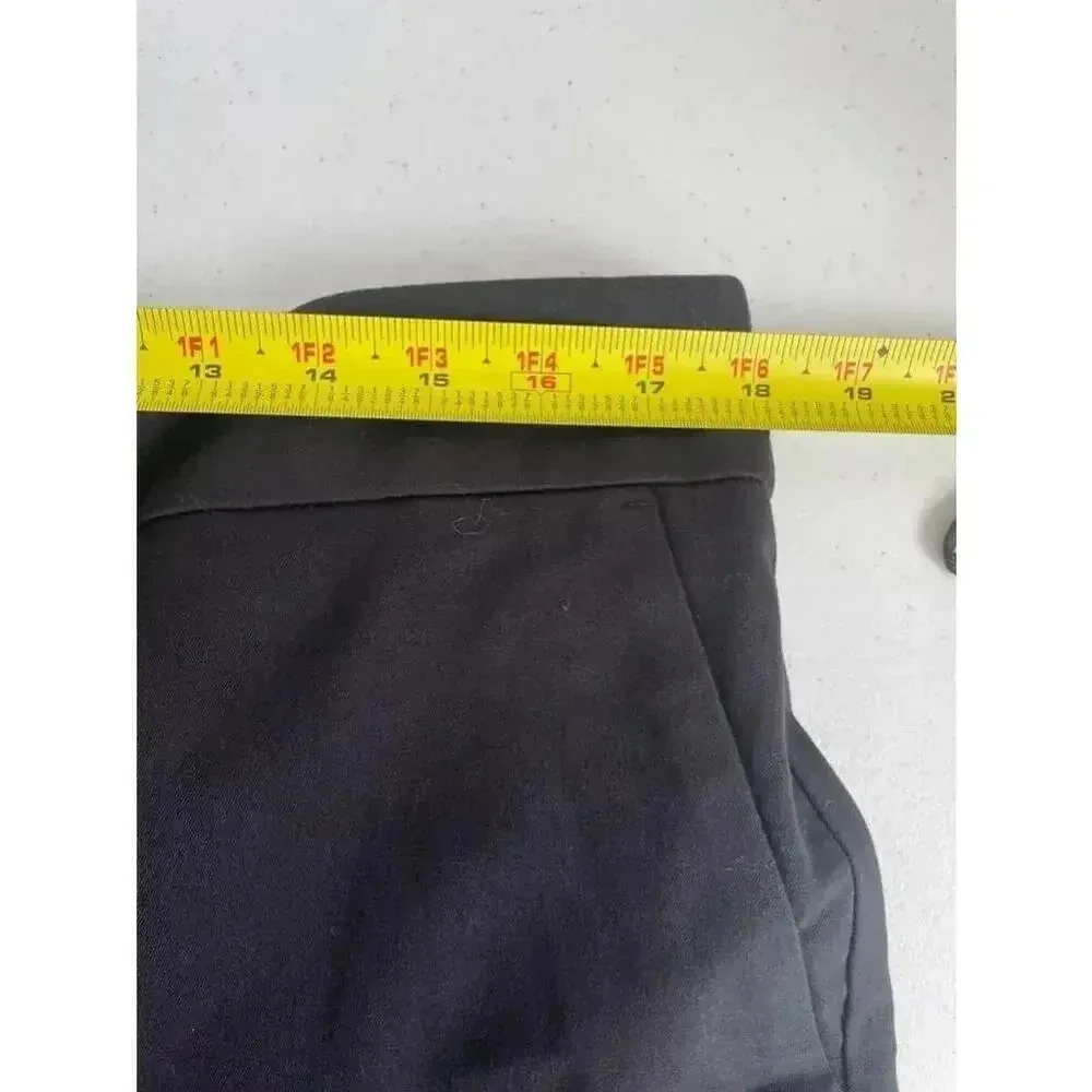 NWT Loft Outlet Black High Rise Slim‎ Wide Leg Crop Pants Size 14 New! 0162 - Image 11