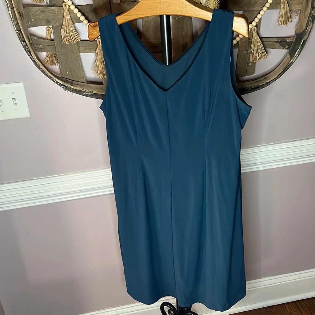 SLNY slip dress sleeveless formal summer wedding midi bride party plus size - Image 6