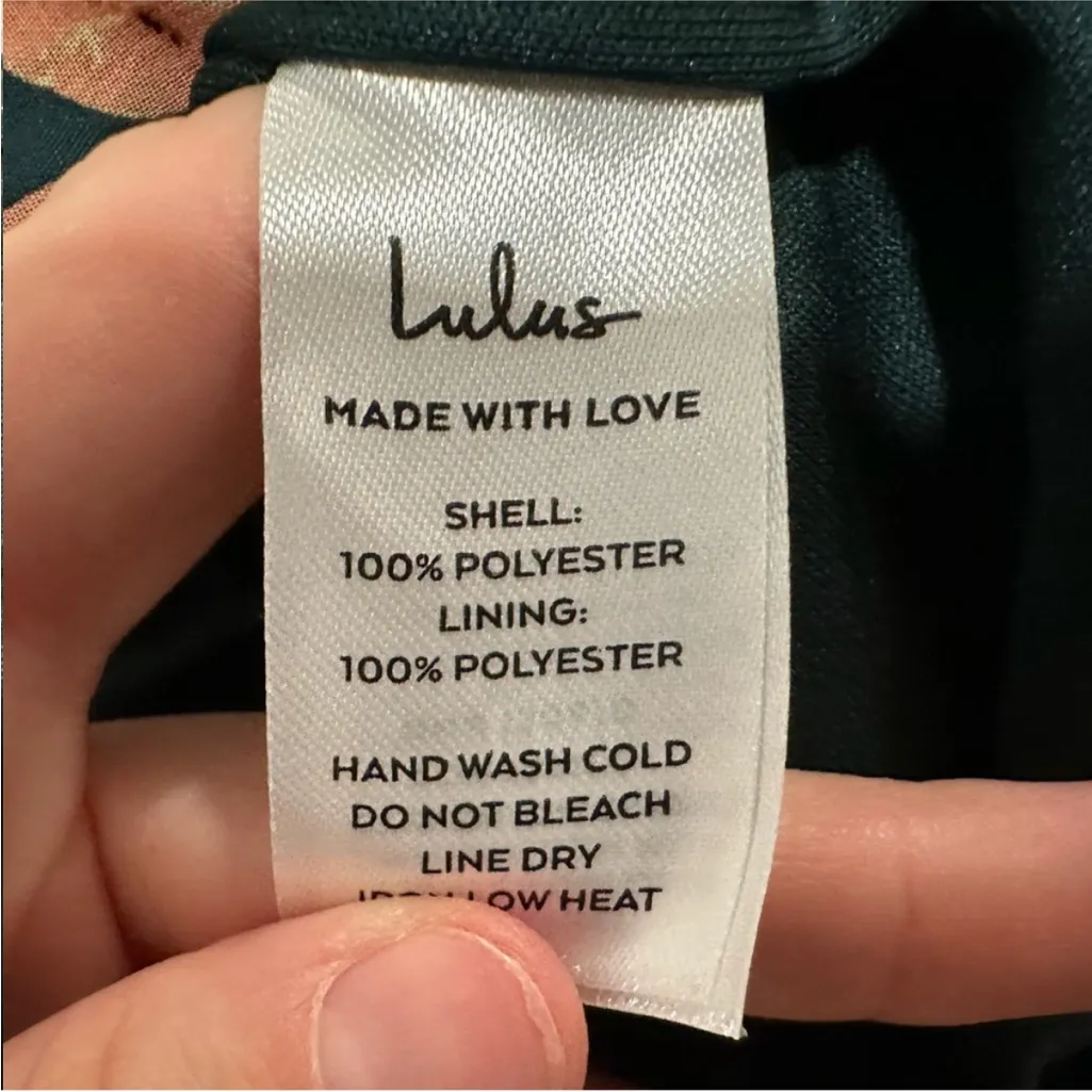 Lulus Enchanting Garden Emerald Floral Cutout Bow Strapless Maxi Dress Green XS - Image 7