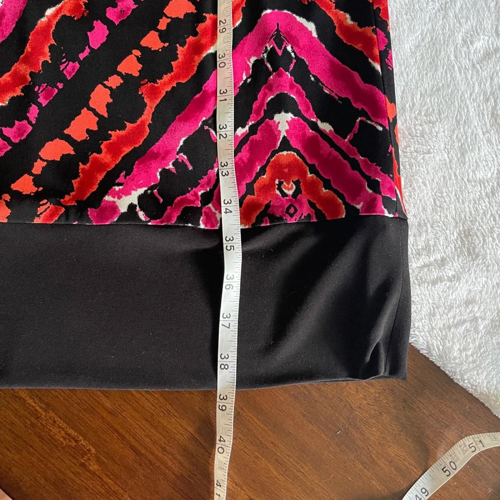 AB Studio Women’s‎ Geometric Sleeveless Sheath Dress Size Large - Image 6