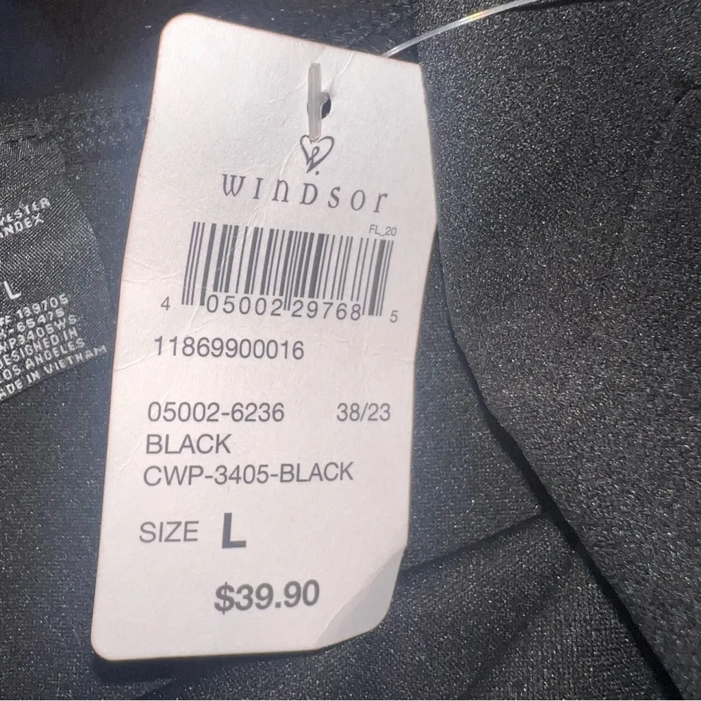 Windsor Black Asymmetrical Maxi Dress with Spaghetti Straps - Image 8