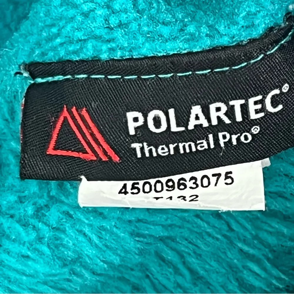 THE NORTH FACE Summit Series Blue Teal Polertec Thermal Pro Fleece Zip Jacket - Image 6