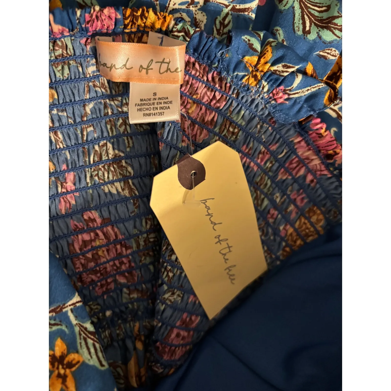 Band of Gypsies "Band of the Free" Dress – Size Small – NWT Blue - Image 2