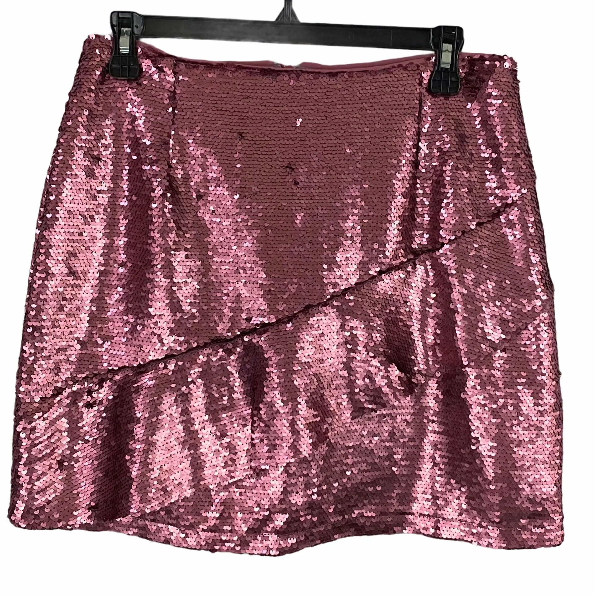 Pink Sequined Skirt Size Medium - Image 2