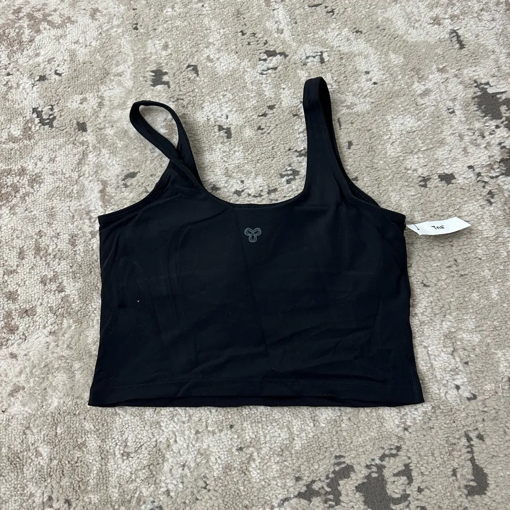 TNA Aritzia Black Butter Core Tank Size Medium NWT - Image 2