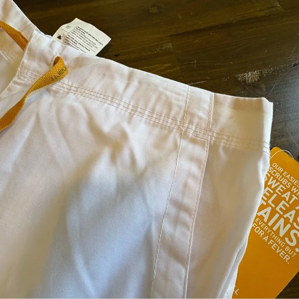 Wonderwink 504 Women's Straight Leg Cargo Pant Scrubs Work White Nurse Force S - Image 4