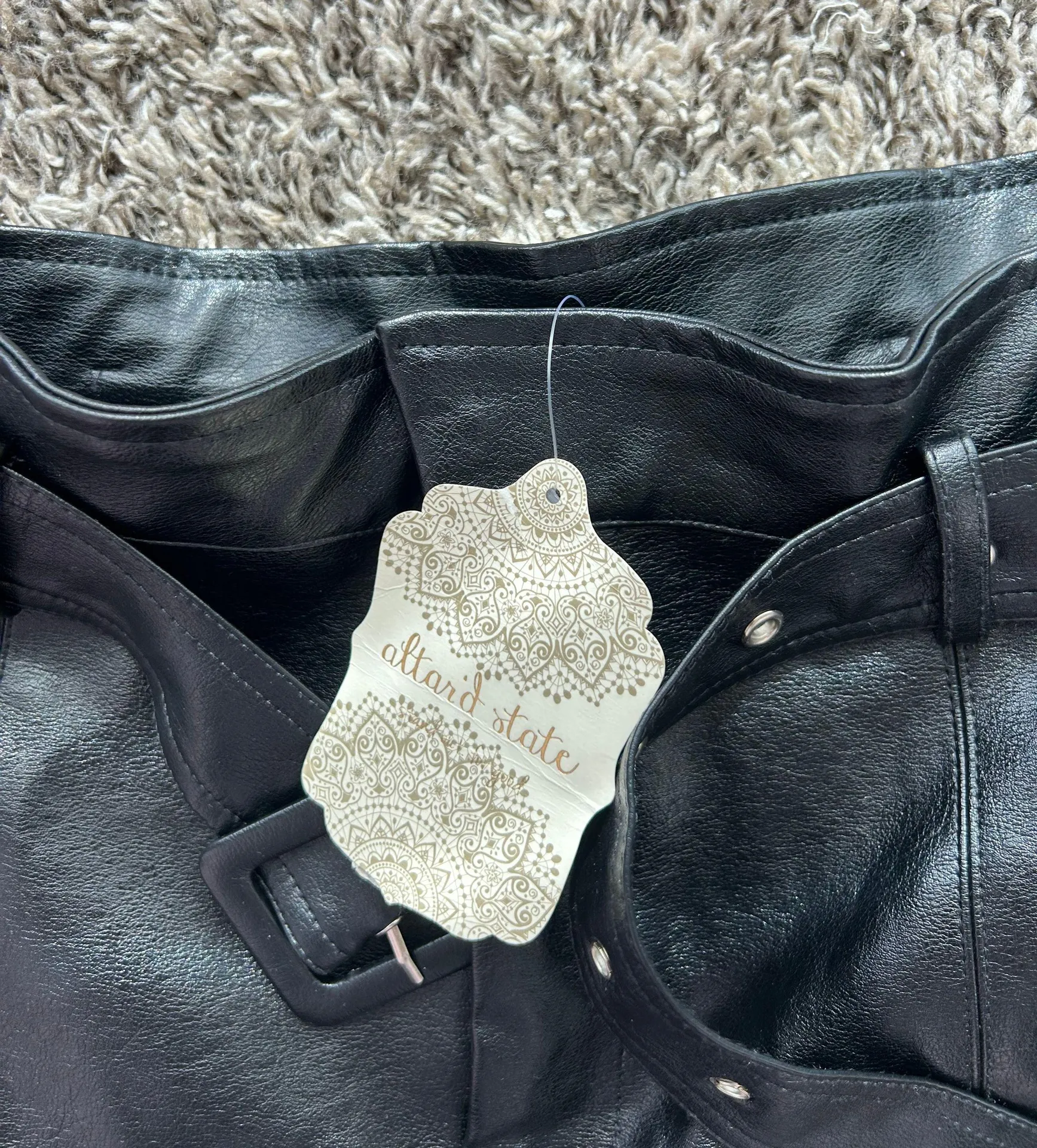  Leather Shorts - Image 2