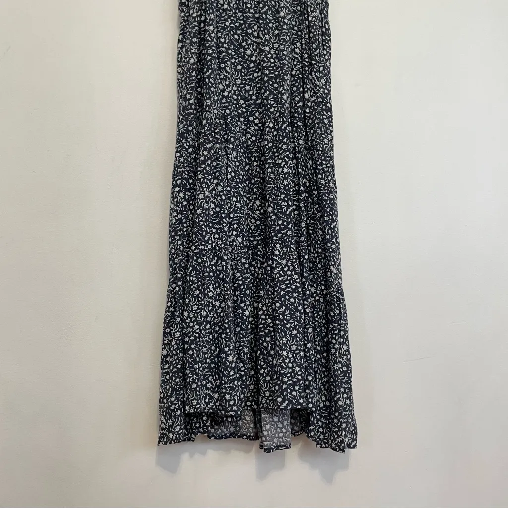 UNIVERSAL THREAD Sleeveless Square Neck Button Front Tiered Midi Dress Floral XS - Image 13