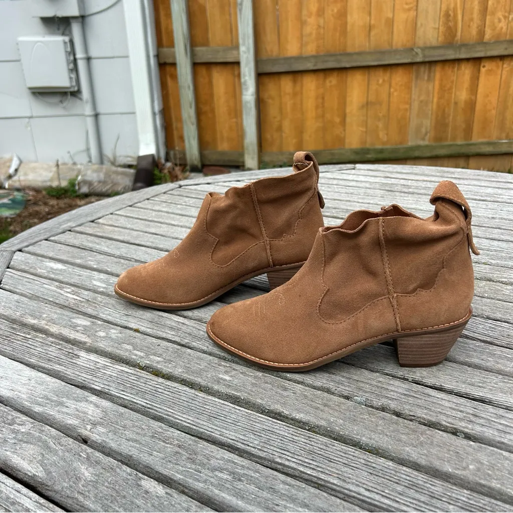 Kelsi Dagger Brooklyn Brown Kamper Suede Boots Booties Soft Comfy Size 10 - Image 5