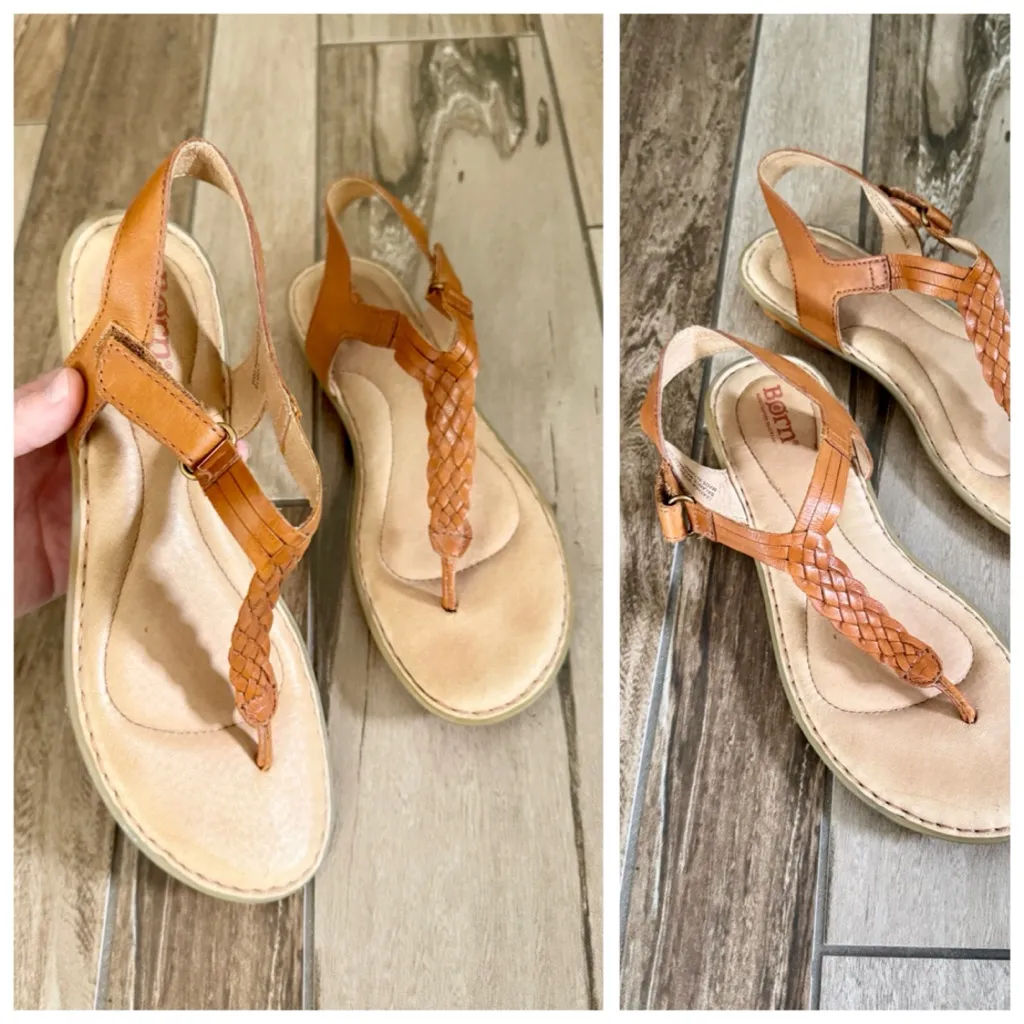 BORN Yarrow Braided Leather Ankle T - Image 10