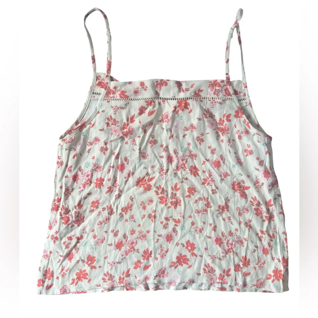Atelier Reve Viscose Coral Pink Floral Camisole | Small NWT - Image 4
