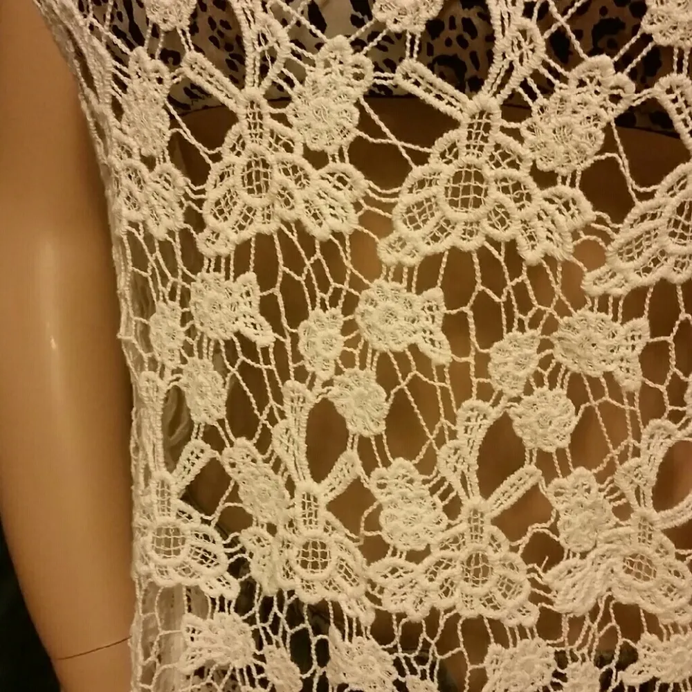 Gorgeous Racerback Tank Top | Shirt White Size M - Image 3