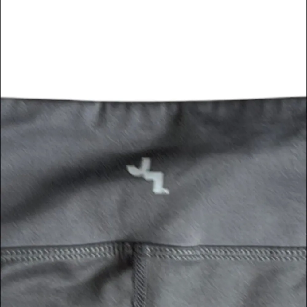 Joy Lab Charcoal Gray Silver Yoga Capri Crop Cut Out Leggings Size Small - Image 12