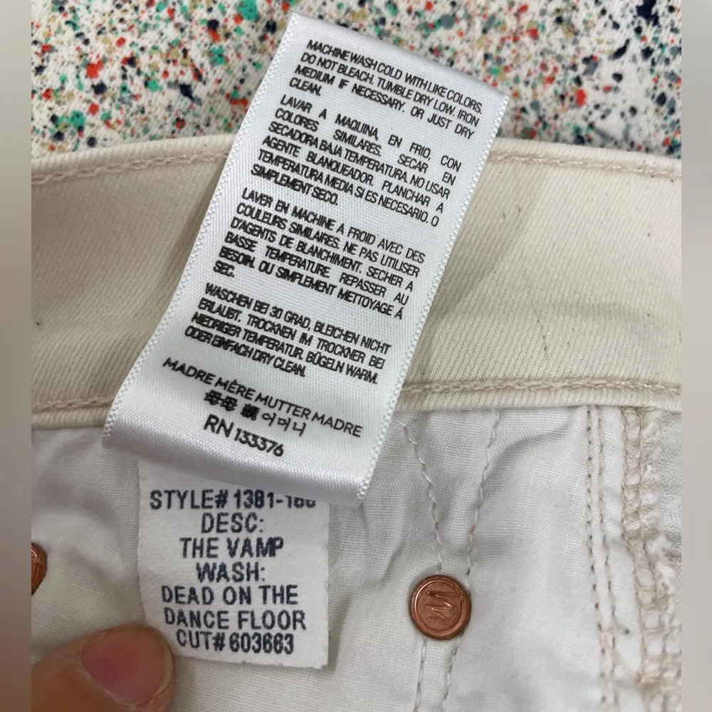 MOTHER denim jeans The Vamp Dead on the Dancefloor sz 27 - Image 12