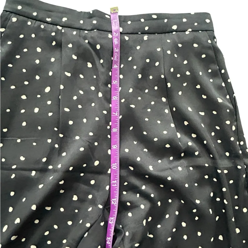 Mango  Black and White Speckled Pleated Joggers Size XS - Image 6