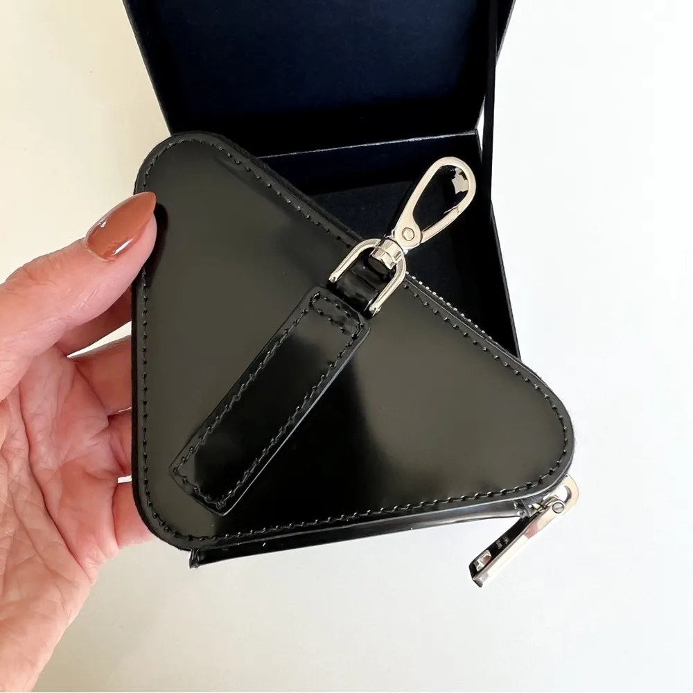 Prada Triangle-Shaped Mini Pouch - Image 6