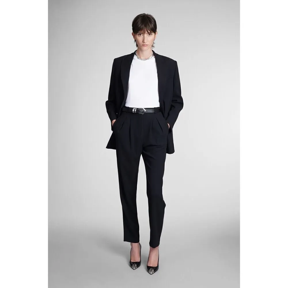 IRO Paris Black High Waisted DETA Tailored Pants - Image 4