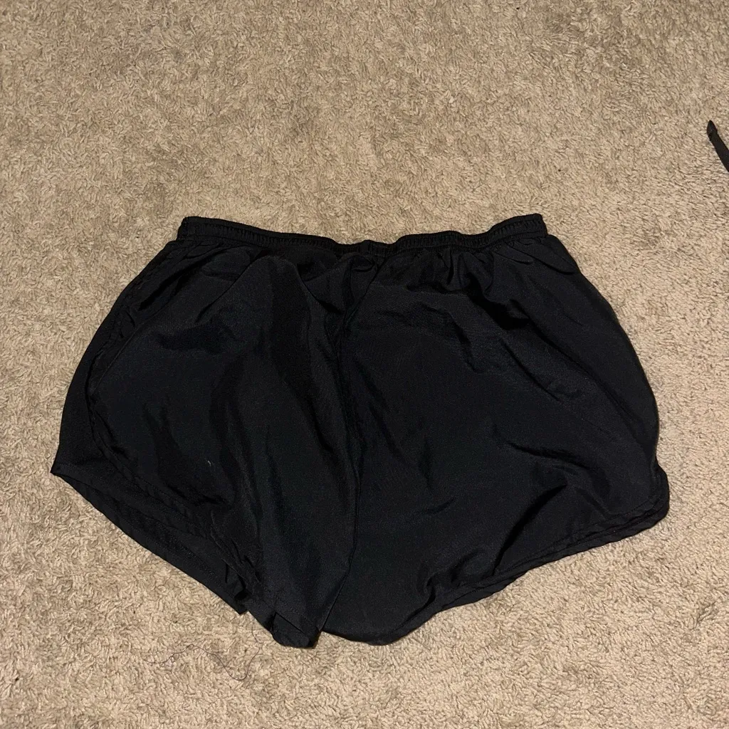 Nike Women's Athletic Black Shorts - Image 2