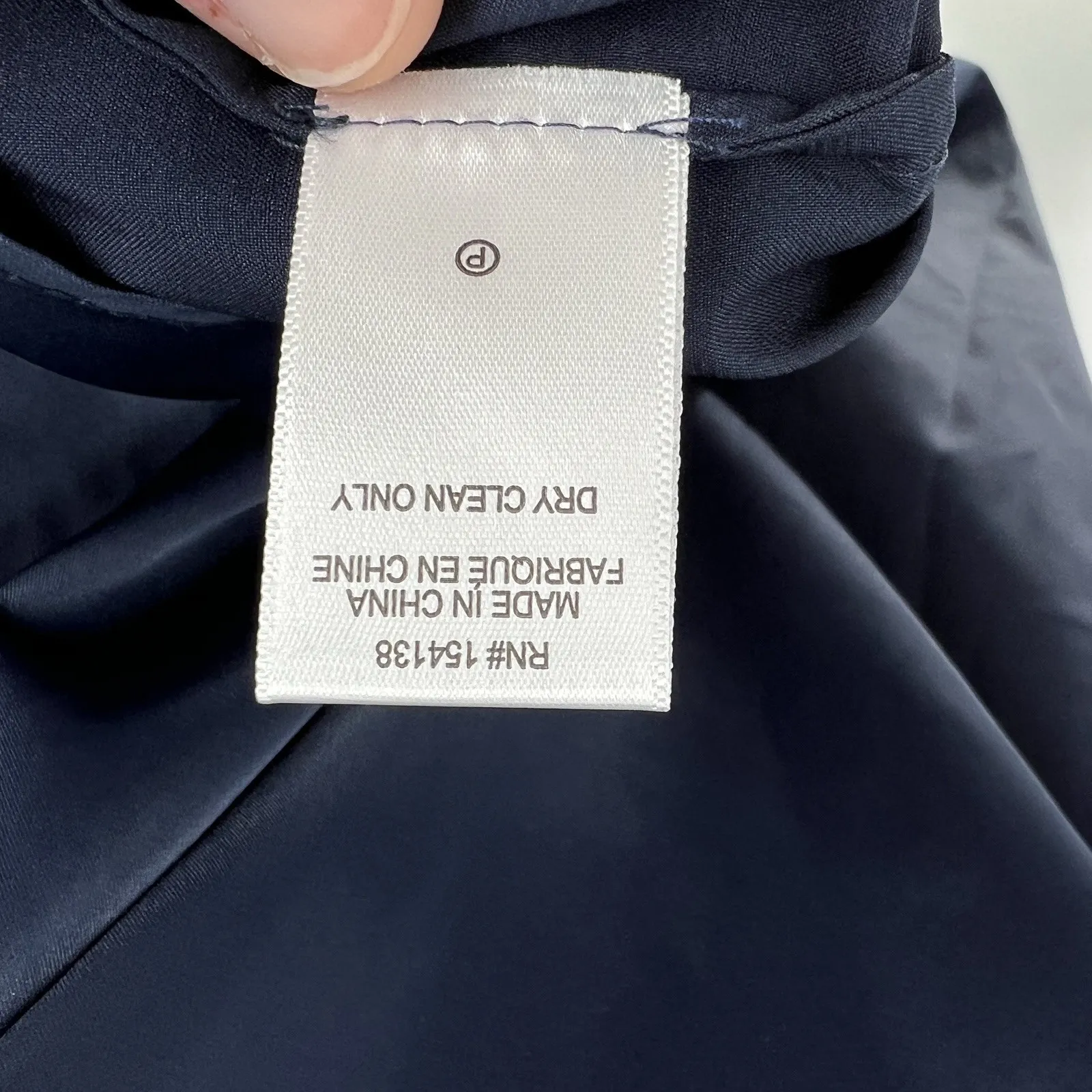 STAUD Midi Slip Dress Size Medium Satin Dark Navy Blue Cocktail Party Minimalist - Image 11