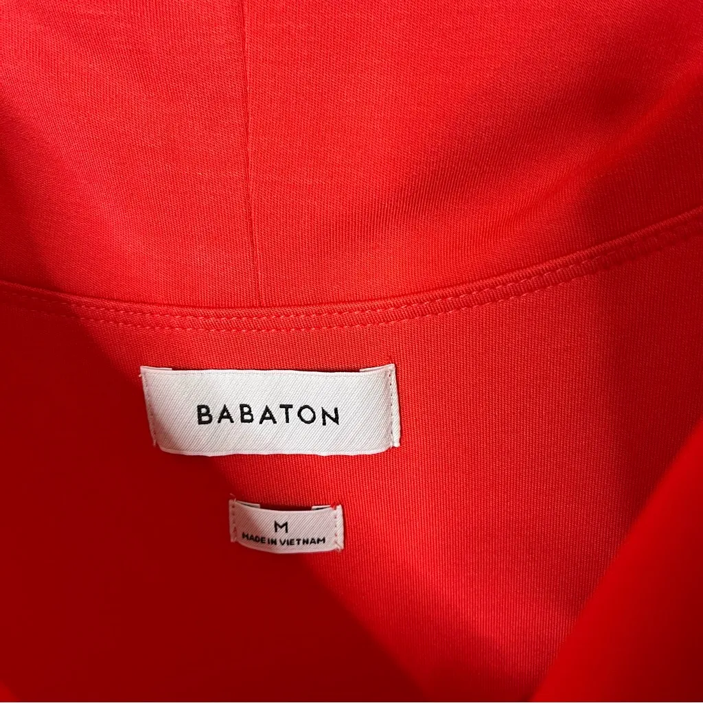 Aritzia Babaton Statuette Dress Off the Shoulder Drapey Jersey Maxi Dress Size M - Image 8