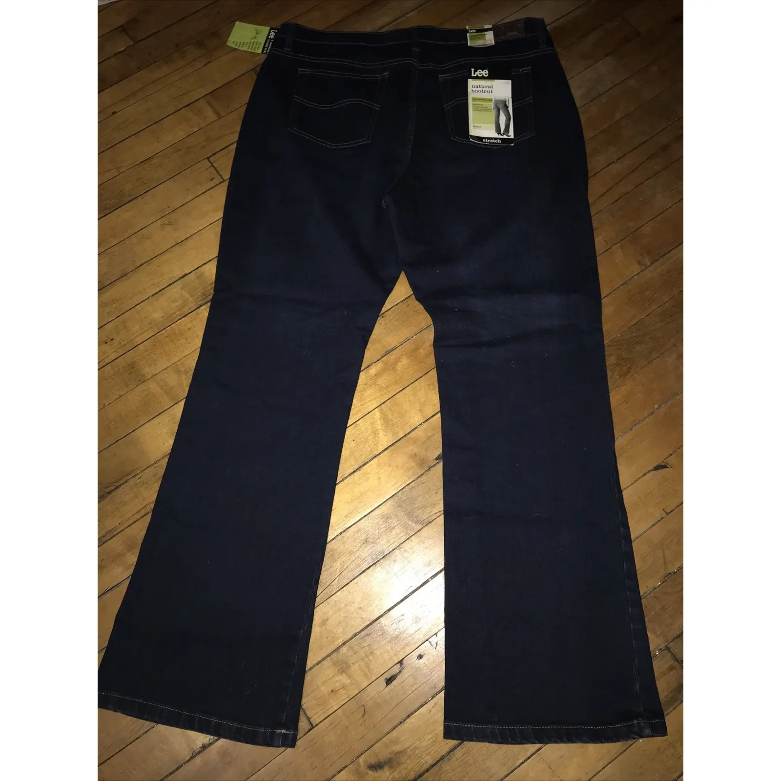 Lee Jeans Natural Boitcut Slimming Stretch Size 18 Medium NWT - Image 2