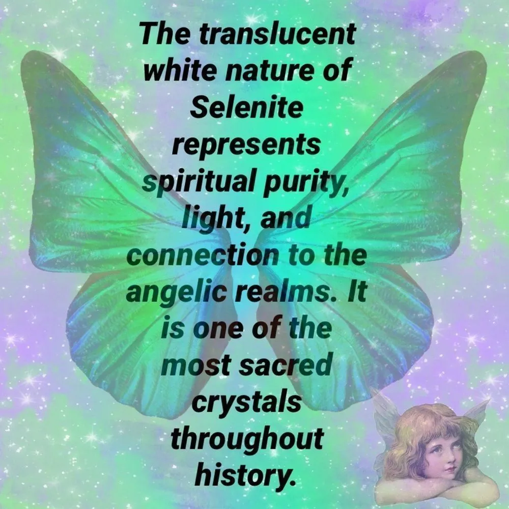 Selenite Sterling Silver Ring Size 5.5 - Image 2