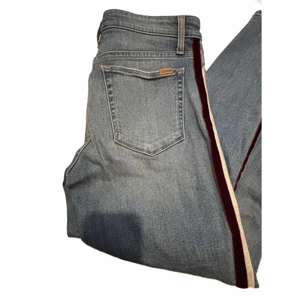 JOE’S JEANS Charlie Velvet Stripe High Rise Skinny Jeans 27 - Image 3