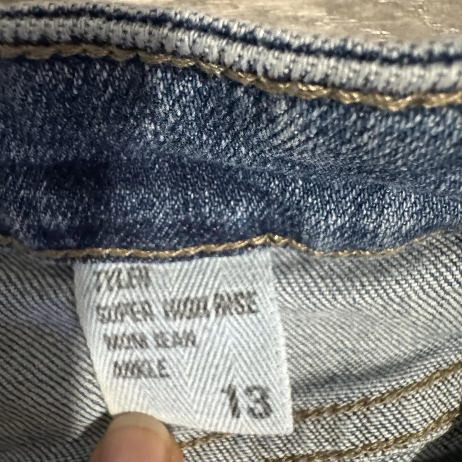 Eunina Women Tyler Super High Rise Mom Ankle Denim Jeans‎ Size 13 Cotton Blend - Image 10