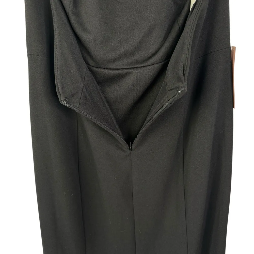 NWT BHLDN Serephina Crepe Maxi Dress Black Plus Size 18 Bridesmaid Black Tie New - Image 12