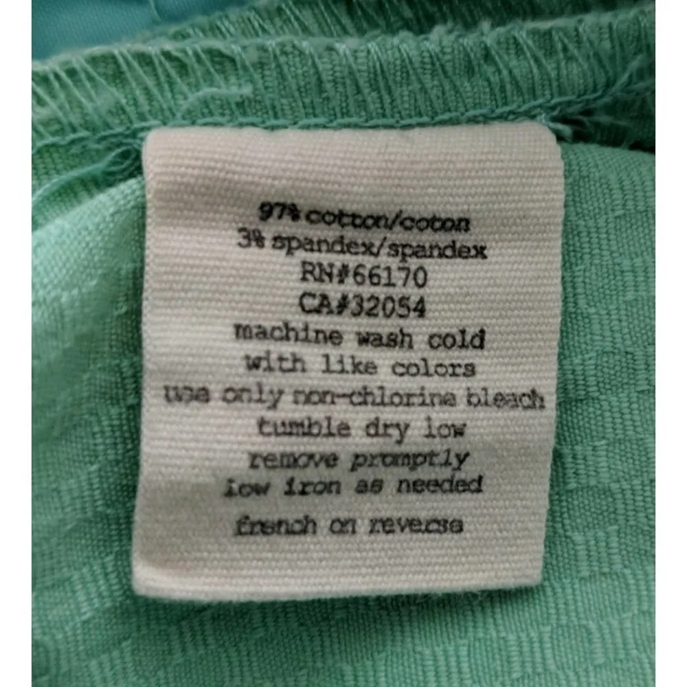 Silence + Noise (Urban Outfitters) Mini Skirt Mint Green Cotton 4 - Image 6