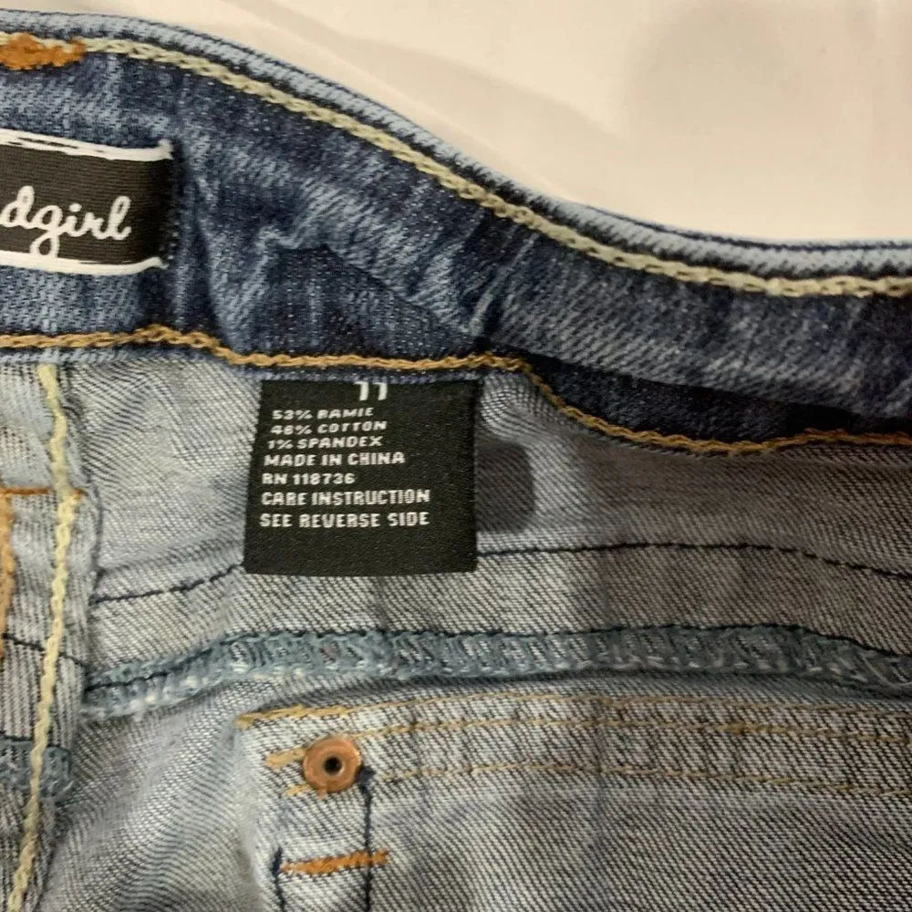 Soundgirl Junior Women's Straight Leg Denim Jeans Size 11 - Image 3