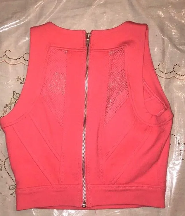 Guess Mesh  Crop Top - Image 4