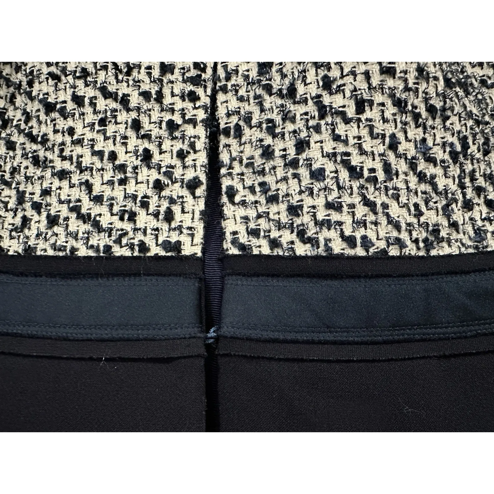 Tory Burch Lucille Silk Blend Tweed Blazer Jacket Sz 6 - Image 3