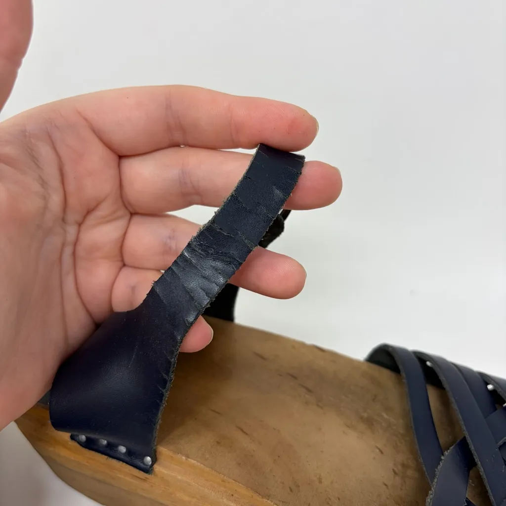 Troentorps Anna Clogs Size 40 or US 10/10.5 Blue - Image 6