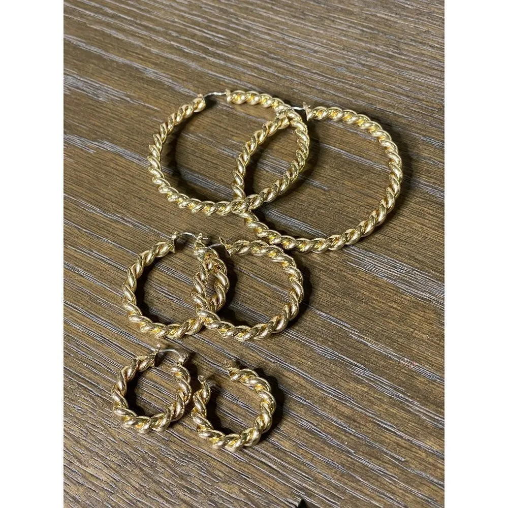 REVOLVE 8 Other Reasons Carried Away Earring Set Gold Women's Size OS - Image 4