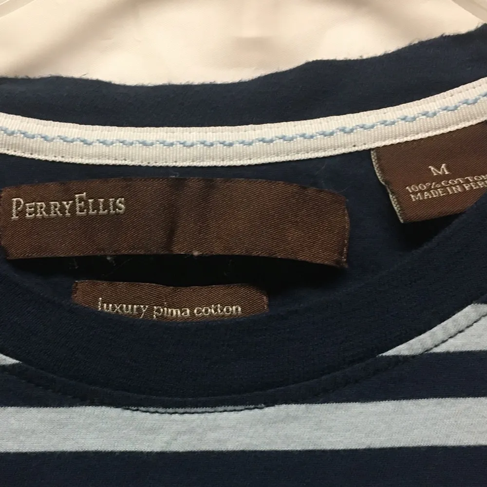 Perry Ellis Stripe Long Sleeve Shirt - M - Image 3